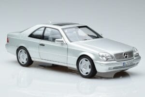 Mercedes CL600 C140 Zilver Metallic Norev 1:18 183446 Metaal — afbeelding 5 van 7