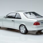 Mercedes CL600 C140 Zilver Metallic Norev 1:18 183446 Metaal - image 6 of 7