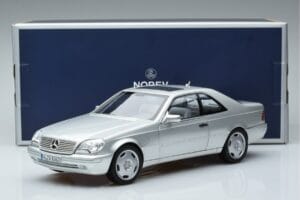 Mercedes CL600 C140 Zilver Metallic Norev 1:18 183446 Metaal — afbeelding 7 van 7