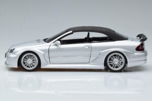 Mercedes CLK DTM AMG W209 Cabriolet Zilver Kyosho 1:18 B66962272 Metaal — afbeelding 4 van 8