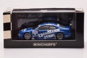 Mercedes CLK DTM Team Manthey #9 B. Maylander DTM 2001 Minichamps 1:43 400013109 Metaal — afbeelding 4 van 4