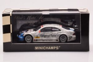 Mercedes CLK DTM Team Original Teile #12 P. Dumbreck DTM 2001 Minichamps 1:43 400023112 Metaal — afbeelding 4 van 4