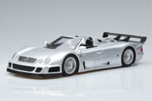Mercedes CLK GTR Roadster Zilver GT Spirit 1:18 GT155 Hars