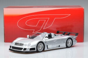 Mercedes CLK GTR Roadster Zilver GT Spirit 1:18 GT155 Hars — afbeelding 6 van 6