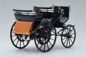 Mercedes Daimler Motorkutsche Donkerblauw Norev 1:18 183700 Metaal — afbeelding 2 van 6