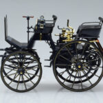 Mercedes Daimler Motorkutsche Donkerblauw Norev 1:18 - image 3 of 6