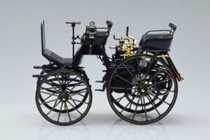 Mercedes Daimler Motorkutsche Donkerblauw Norev 1:18 183700 Metaal — afbeelding 3 van 6