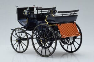 Mercedes Daimler Motorkutsche Donkerblauw Norev 1:18 183700 Metaal — afbeelding 5 van 6