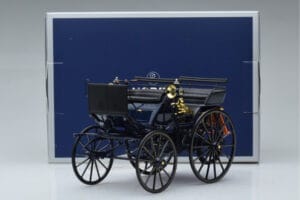 Mercedes Daimler Motorkutsche Donkerblauw Norev 1:18 183700 Metaal — afbeelding 6 van 6