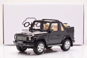 Mercedes G500 W463 Cabriolet Obsidian Zwart Otto 1:18 OT1040 Hars — afbeelding 6 van 6