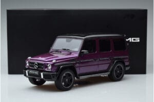Mercedes G63 AMG W463 Crazy Color Galactic Beam Dealer Edition GT Spirit 1:18 B66961014 Hars — afbeelding 6 van 6