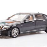 Mercedes Maybach S-Class W222 Brabus 900 Obsidian Zwart Almost Real 1:18