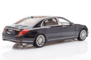 Mercedes Maybach S-Class W222 Brabus 900 Obsidian Zwart Almost Real 1:18 860102 Metaal — afbeelding 3 van 8