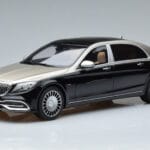 Mercedes Maybach S600 W222 Zwart Zilver GT Spirit 1:18 GT237 Hars