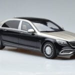 Mercedes Maybach S600 W222 Zwart Zilver GT Spirit 1:18 GT237 Hars - image 4 of 6