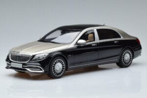 Mercedes Maybach S600 W222 Zwart Zilver GT Spirit 1:18 GT237 Hars