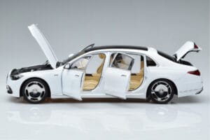 Mercedes Maybach S600 W222 V12 Biturbo Diamond Wit Almost Real 1:18 820116 Metaal — afbeelding 5 van 11