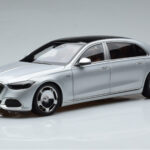 Mercedes Maybach S600 W222 V12 Biturbo Hightech Zilver Almost Real 1:18