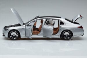 Mercedes Maybach S600 W222 V12 Biturbo Hightech Zilver Almost Real 1:18 820118 Metaal — afbeelding 4 van 12