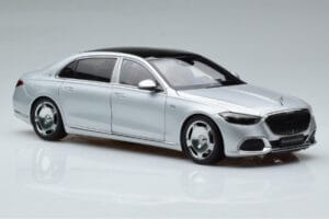 Mercedes Maybach S600 W222 V12 Biturbo Hightech Zilver Almost Real 1:18 820118 Metaal — afbeelding 6 van 12