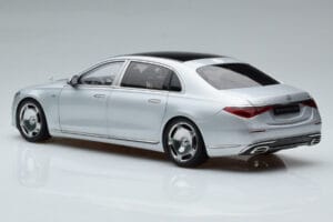 Mercedes Maybach S600 W222 V12 Biturbo Hightech Zilver Almost Real 1:18 820118 Metaal — afbeelding 7 van 12