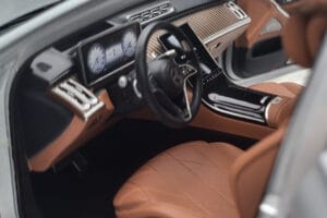 Mercedes Maybach S600 W222 V12 Biturbo Hightech Zilver Almost Real 1:18 820118 Metaal — afbeelding 10 van 12