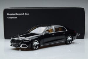 Mercedes Maybach S600 W222 V12 Biturbo Obsidian Zwart Almost Real 1:18 820115 Metaal — afbeelding 11 van 11