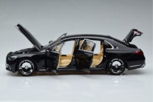 Mercedes Maybach S600 W222 V12 Biturbo Obsidian Zwart Almost Real 1:18 820115 Metaal — afbeelding 4 van 11