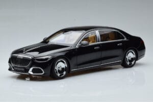 Mercedes Maybach S600 W222 V12 Biturbo Obsidian Zwart Almost Real 1:18 820115