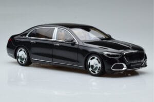 Mercedes Maybach S600 W222 V12 Biturbo Obsidian Zwart Almost Real 1:18 820115 Metaal — afbeelding 6 van 11