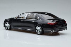 Mercedes Maybach S600 W222 V12 Biturbo Obsidian Zwart Almost Real 1:18 820115 Metaal — afbeelding 7 van 11