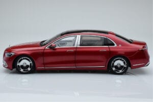 Mercedes Maybach S600 W222 V12 Biturbo Patagonia Rood Almost Real 1:18 820119 Metaal — afbeelding 4 van 10