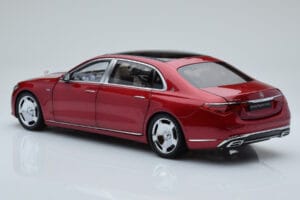 Mercedes Maybach S600 W222 V12 Biturbo Patagonia Rood Almost Real 1:18 820119 Metaal — afbeelding 7 van 10