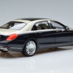 Mercedes Maybach S650 X222 Zilverblauw Norev 1:18 B66960615 Metaal - image 3 of 7