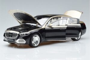 Mercedes Maybach S680 X223 Goud Zwart Metallic Norev 1:18 183917 Metaal — afbeelding 2 van 7