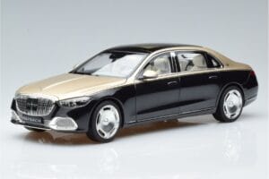 Mercedes Maybach S680 X223 Goud Zwart Metallic Norev 1:18 183917 Metaal