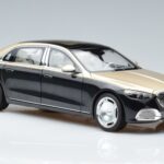 Mercedes Maybach S680 X223 Goud Zwart Metallic Norev 1:18 183917 Metaal - image 5 of 7