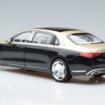 Mercedes Maybach S680 X223 Goud Zwart Metallic Norev 1:18 183917 Metaal - image 6 of 7