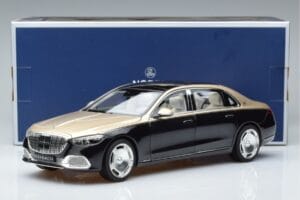Mercedes Maybach S680 X223 Goud Zwart Metallic Norev 1:18 183917 Metaal — afbeelding 7 van 7