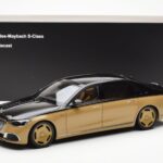 Mercedes Maybach S680 W223 Obsidian Zwart Sand Almost Real 1:18 - image 7 of 7