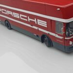 Mercedes O317 Porsche Transporter Rood CMR 1:18 - image 9 of 12