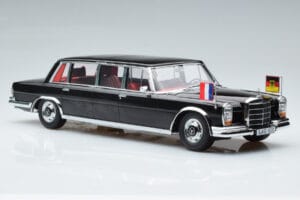 Mercedes 600 Pullman W100 W. Brandt G. Pompidou KK-Scale 1:18 KKDC181134 Metaal — afbeelding 4 van 6