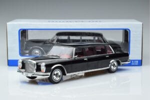 Mercedes 600 LWB Pullman W100 Zwart MCG 1:18 MCG18187 Metaal — afbeelding 6 van 6