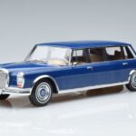 Mercedes S-Class 600 W100 LWB Pullman Donkerblauw MCG 1:18 MCG18189 Metaal