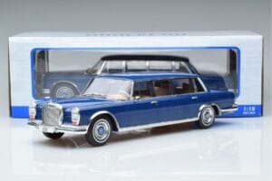 Mercedes S-Class 600 W100 LWB Pullman Donkerblauw MCG 1:18 MCG18189 Metaal — afbeelding 6 van 6