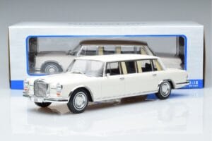 Mercedes S-Class 600 W100 LWB Pullman Wit MCG 1:18 MCG18188 Metaal — afbeelding 6 van 6