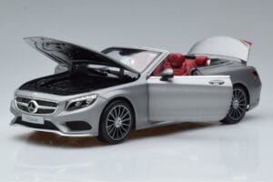 Mercedes S-Class A217 Cabriolet Grijs Norev 1:18 B66960355 Metaal — afbeelding 2 van 8
