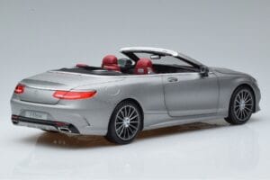 Mercedes S-Class A217 Cabriolet Grijs Norev 1:18 B66960355 Metaal — afbeelding 3 van 8
