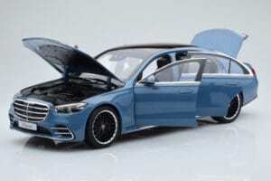 Mercedes S-Class W223 Vintage Blauw Norev 1:18 B66960828 Metaal — afbeelding 2 van 7