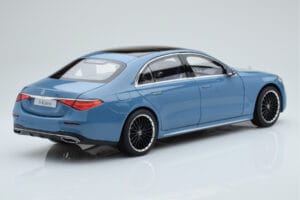 Mercedes S-Class W223 Vintage Blauw Norev 1:18 B66960828 Metaal — afbeelding 3 van 7